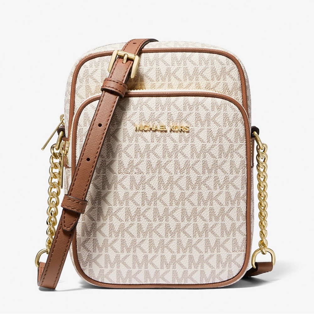 Michael Kors NWT Jet Set Travel Crossbody Style No. 35F1GTVC2B